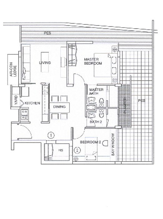 Studio 3 (D10), Apartment #1736